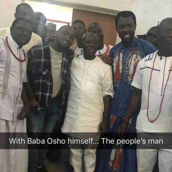 Crown Prince Of Benin Kingdom, Ezelekhae Ewuare Pictured With Davido